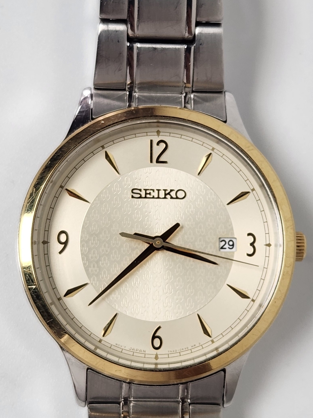 Seiko SGEH92 50th Anniversary Quartz Dress Watch Two-Tone